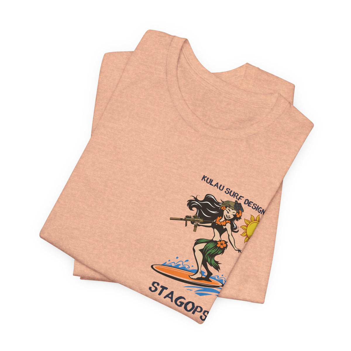 KULAU SURF DESIGNS double print (Front & Back) Tee EXCLUSIVE