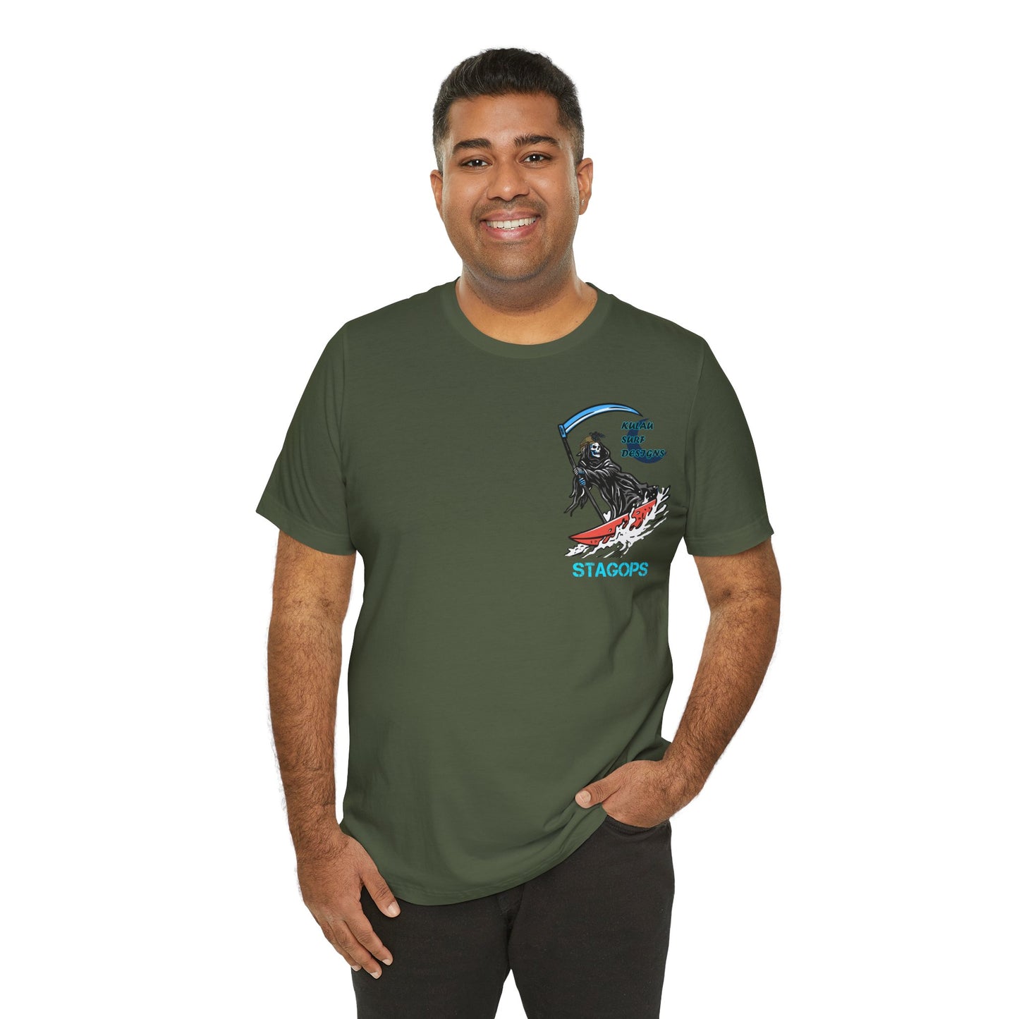 KULAU SURF DESIGNS double print (Front & Back) Tee EXCLUSIVE
