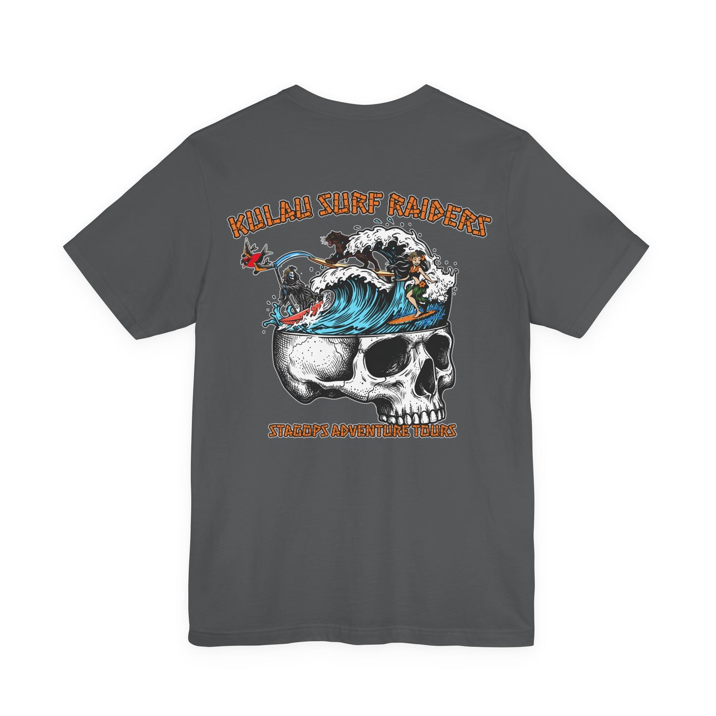 KULAU SURF DESIGNS double print (Front & Back) Tee EXCLUSIVE