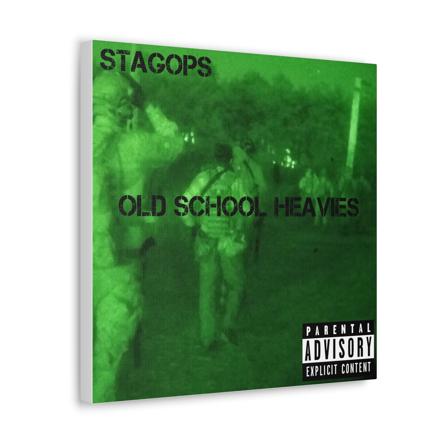 Album cover- OLD SCHOOL HEAVIES Canvas Gallery Wrap