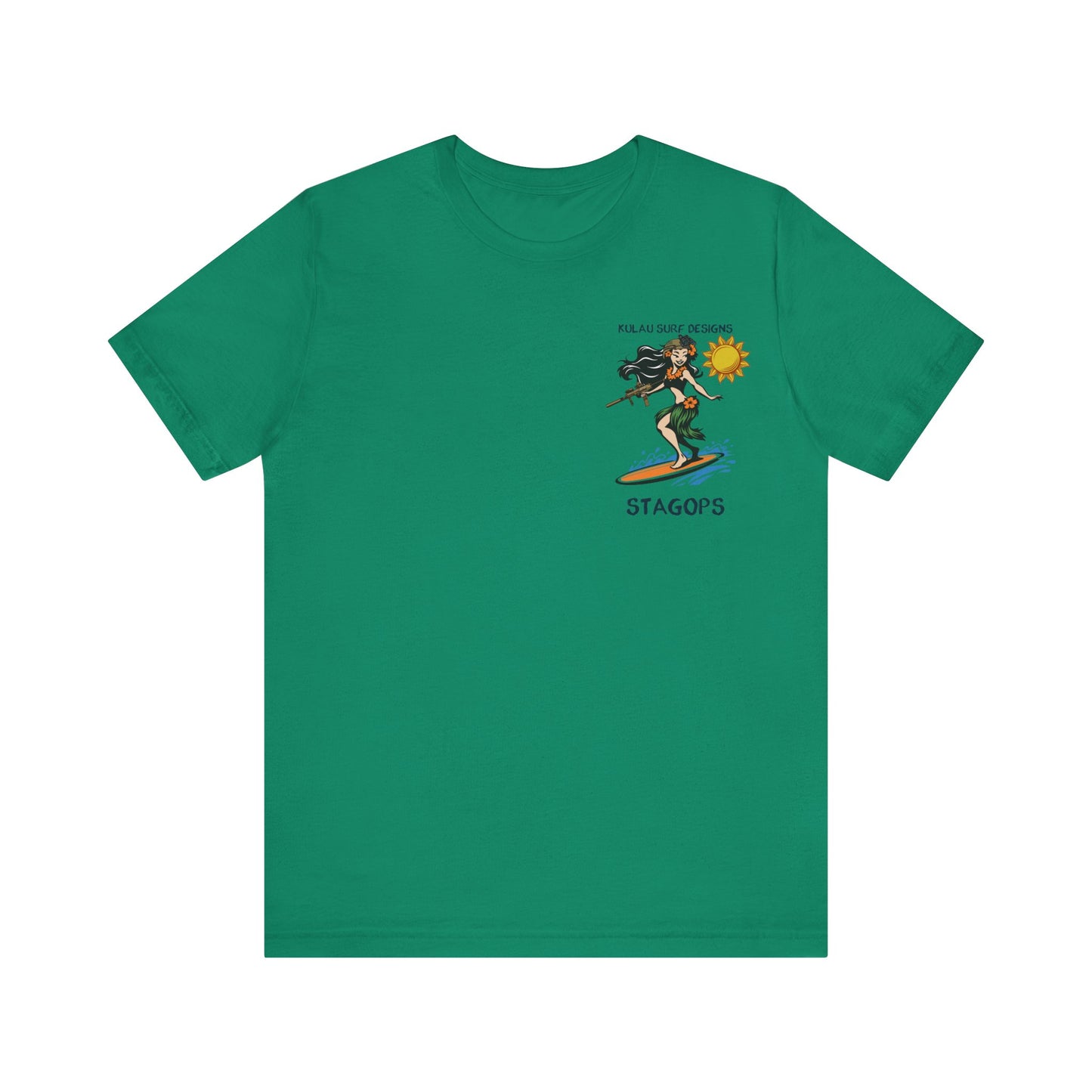 KULAU SURF DESIGNS double print (Front & Back) Tee EXCLUSIVE