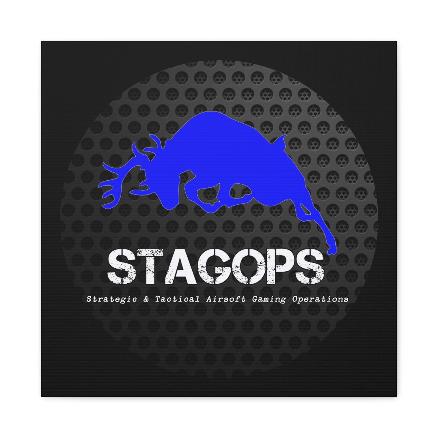 Original STAGOPS logo (2014 "grill") Canvas Gallery Wrap