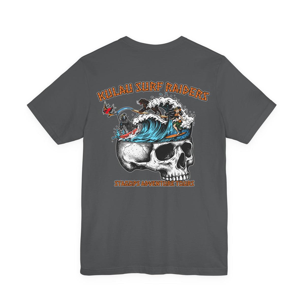 KULAU SURF DESIGNS double print (Front & Back) Tee EXCLUSIVE