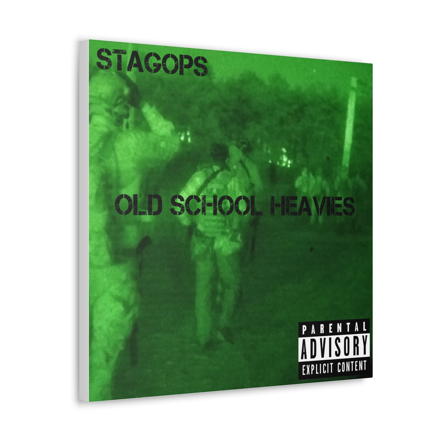 Album cover- OLD SCHOOL HEAVIES Canvas Gallery Wrap