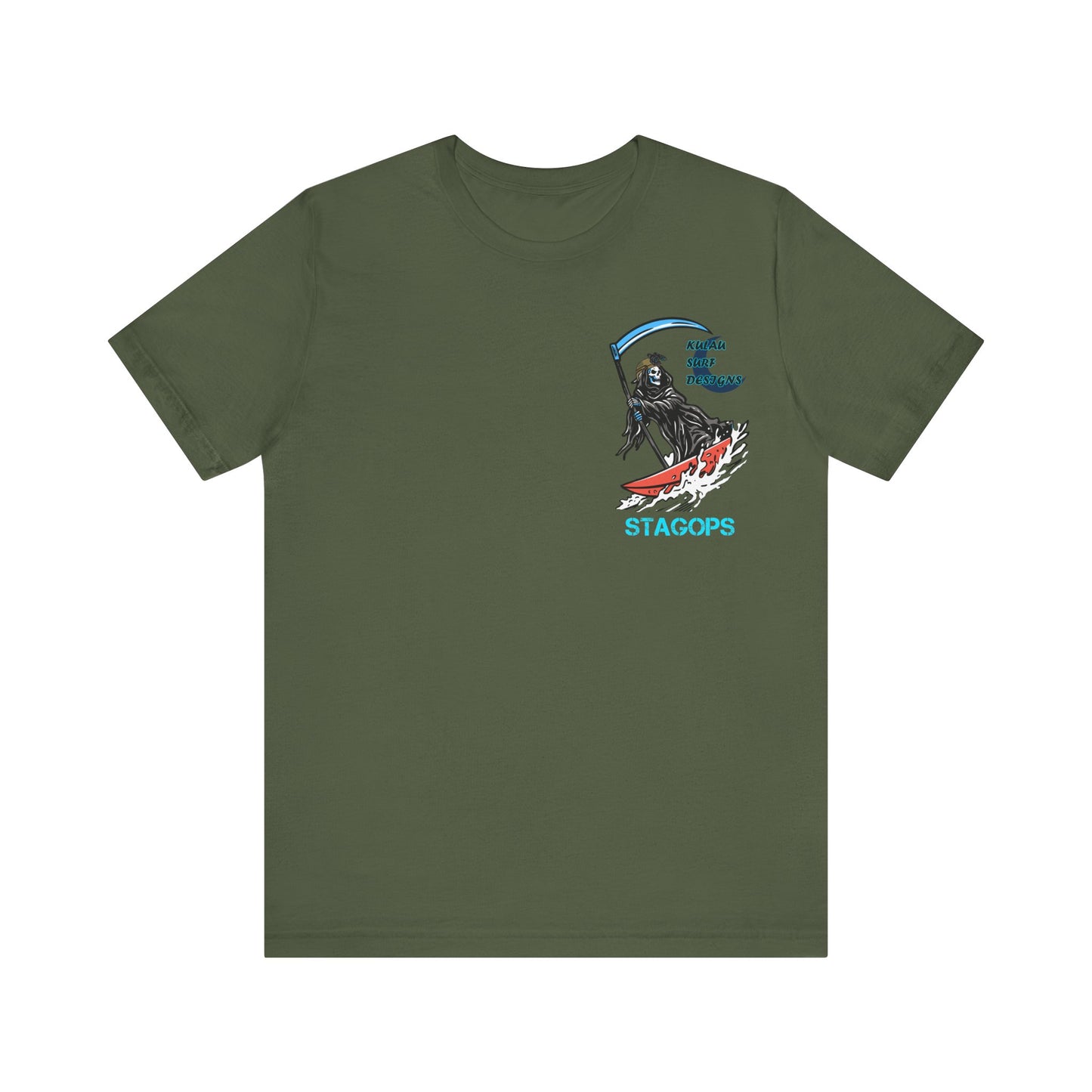 KULAU SURF DESIGNS double print (Front & Back) Tee EXCLUSIVE