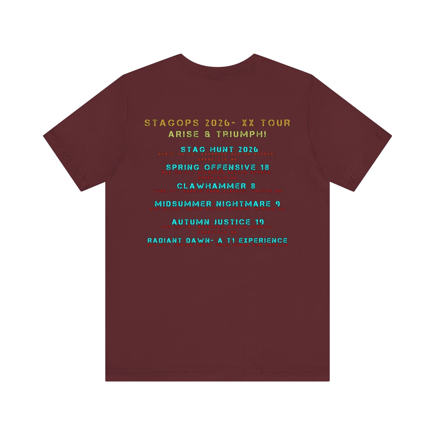 2026 XX Tour Tee (Double print)