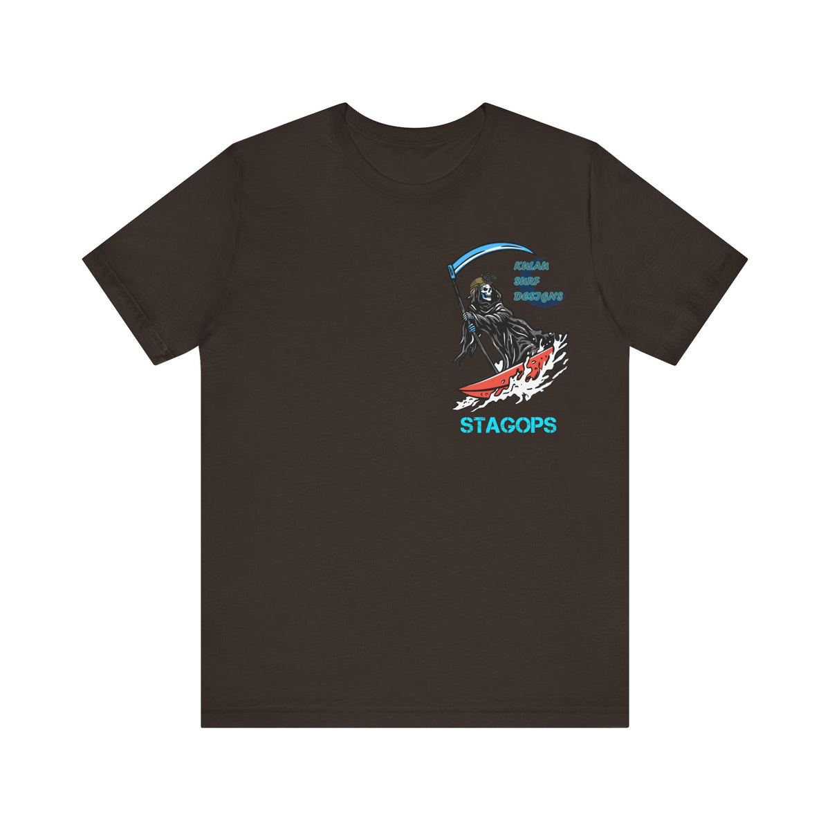 KULAU SURF DESIGNS double print (Front & Back) Tee EXCLUSIVE