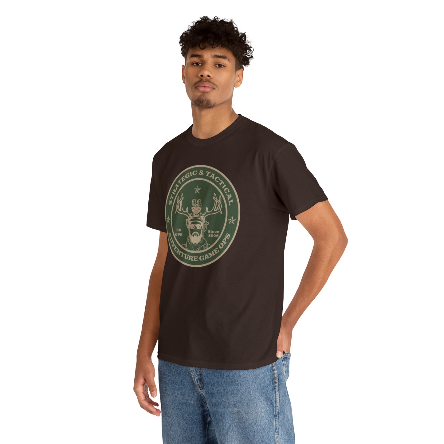 VICE collection- "Camo Caffienated" Heavy Cotton Tee