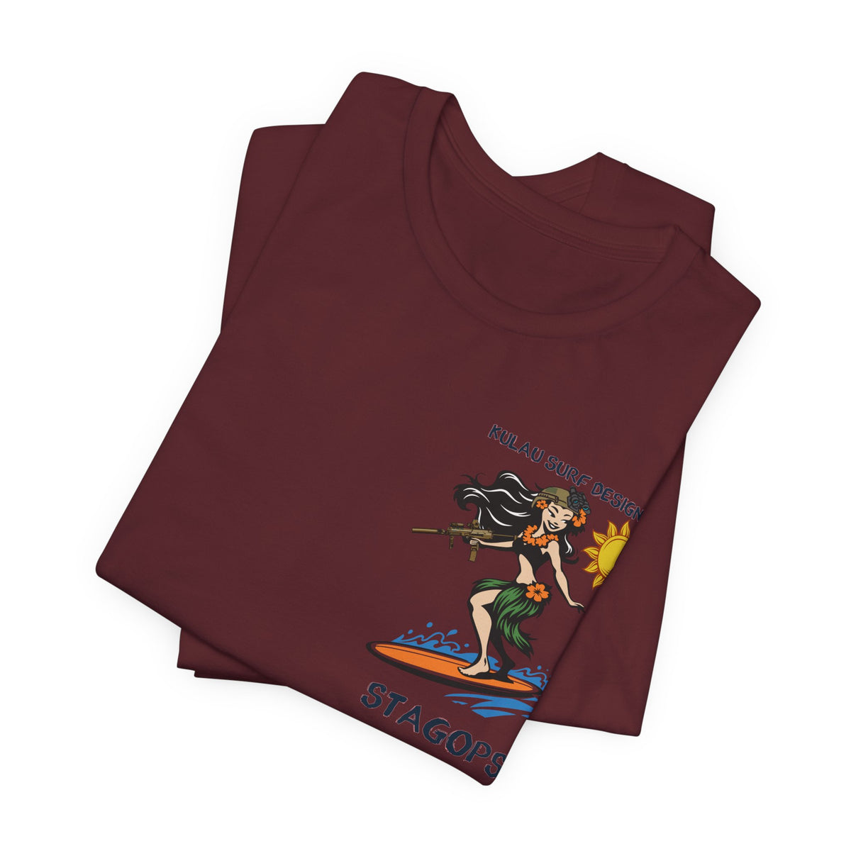 KULAU SURF DESIGNS double print (Front & Back) Tee EXCLUSIVE