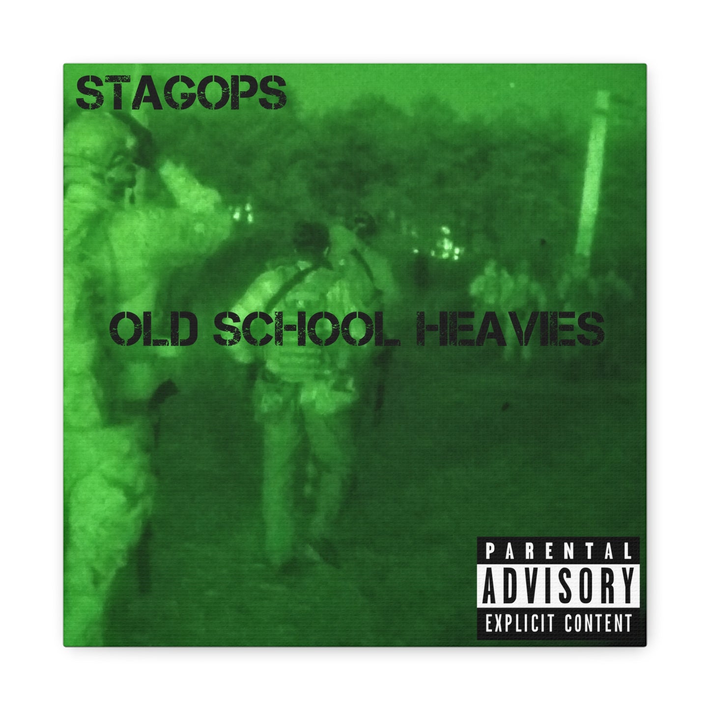 Album cover- OLD SCHOOL HEAVIES Canvas Gallery Wrap