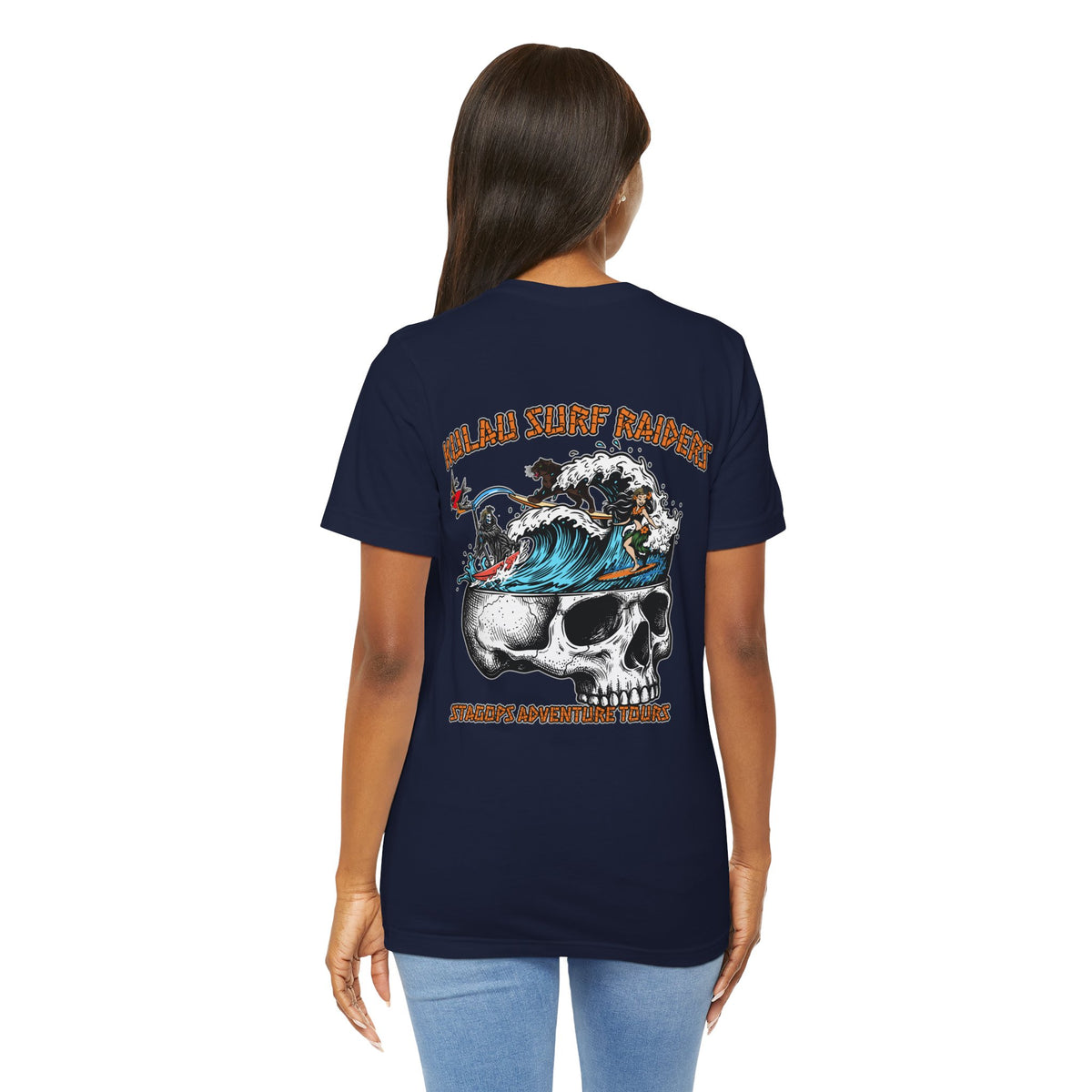 KULAU SURF DESIGNS double print (Front & Back) Tee EXCLUSIVE