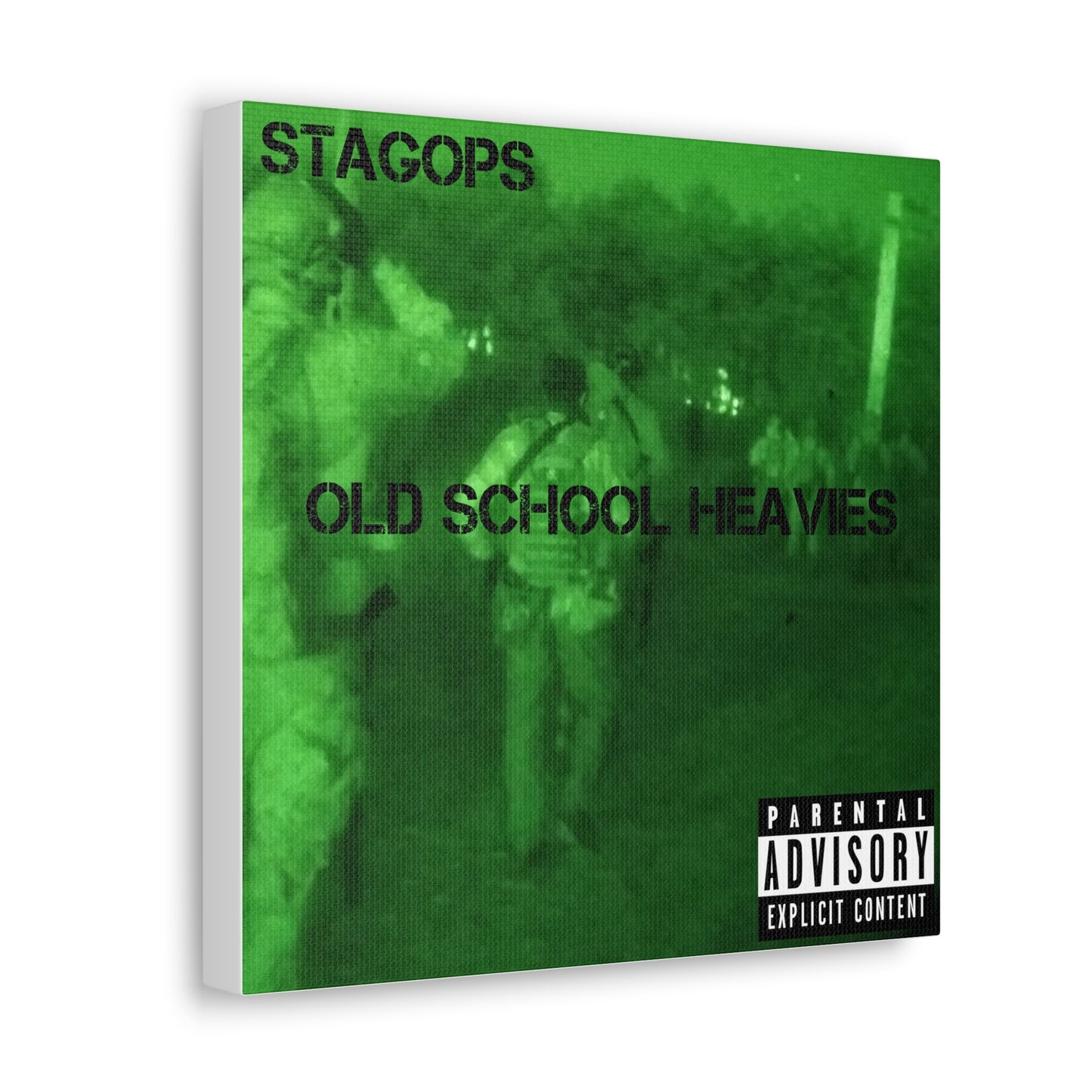 Album cover- OLD SCHOOL HEAVIES Canvas Gallery Wrap