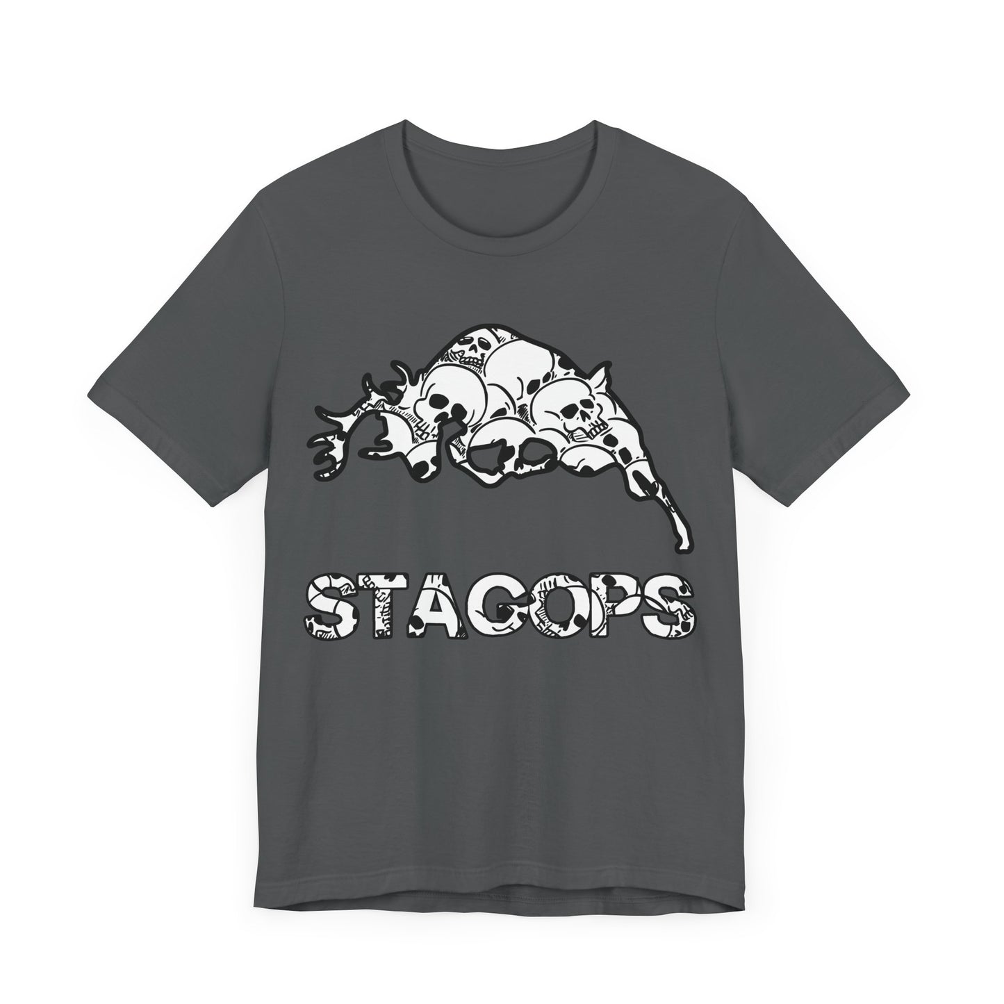 "OOPS ALL SKULLS!" logo Tee