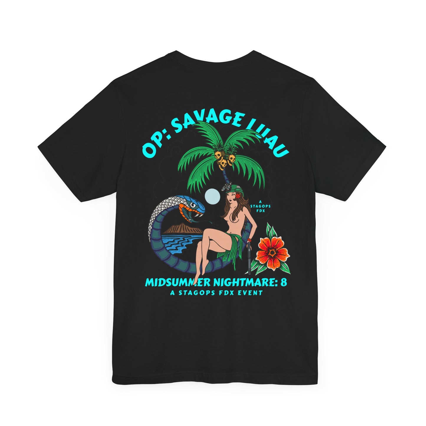 MidSummer Nightmare 8- double print (Front & Back) Tee