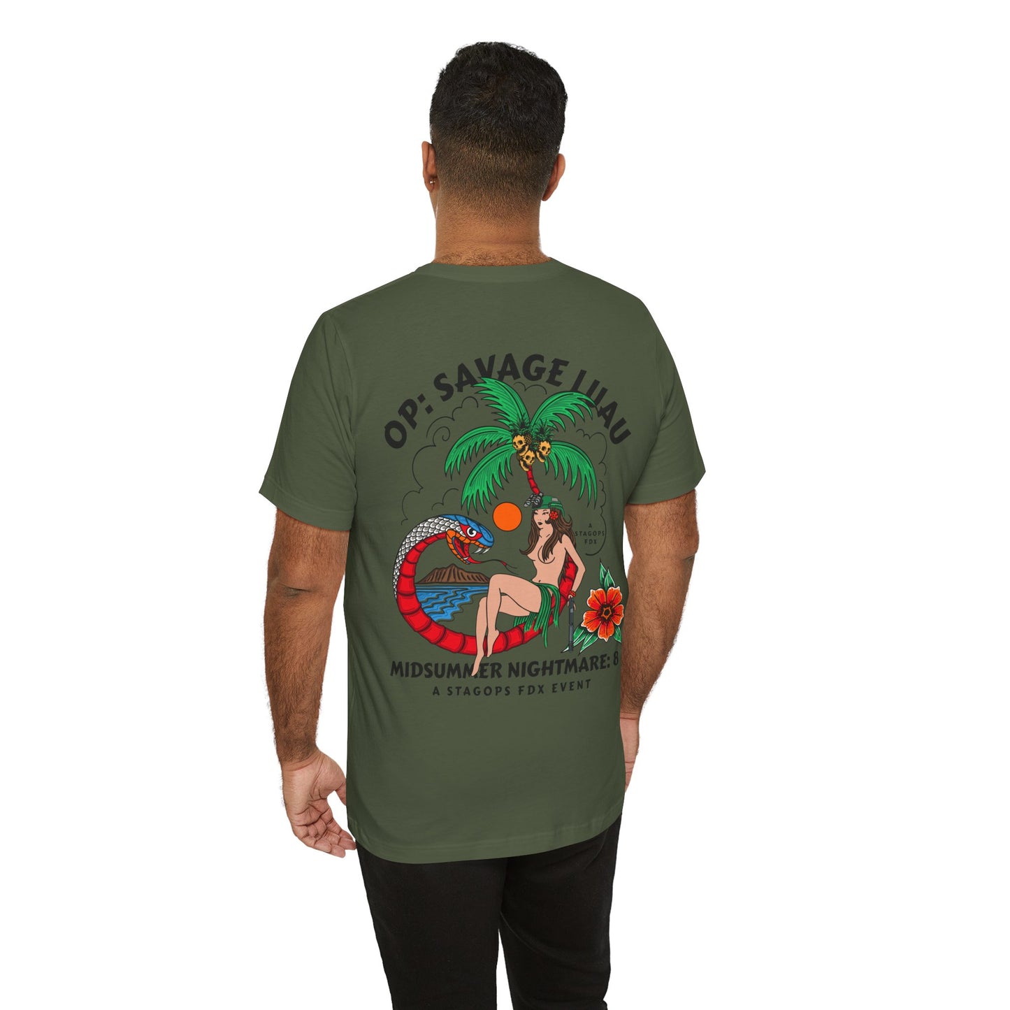 MidSummer Nightmare 8- double print (Front & Back) Tee