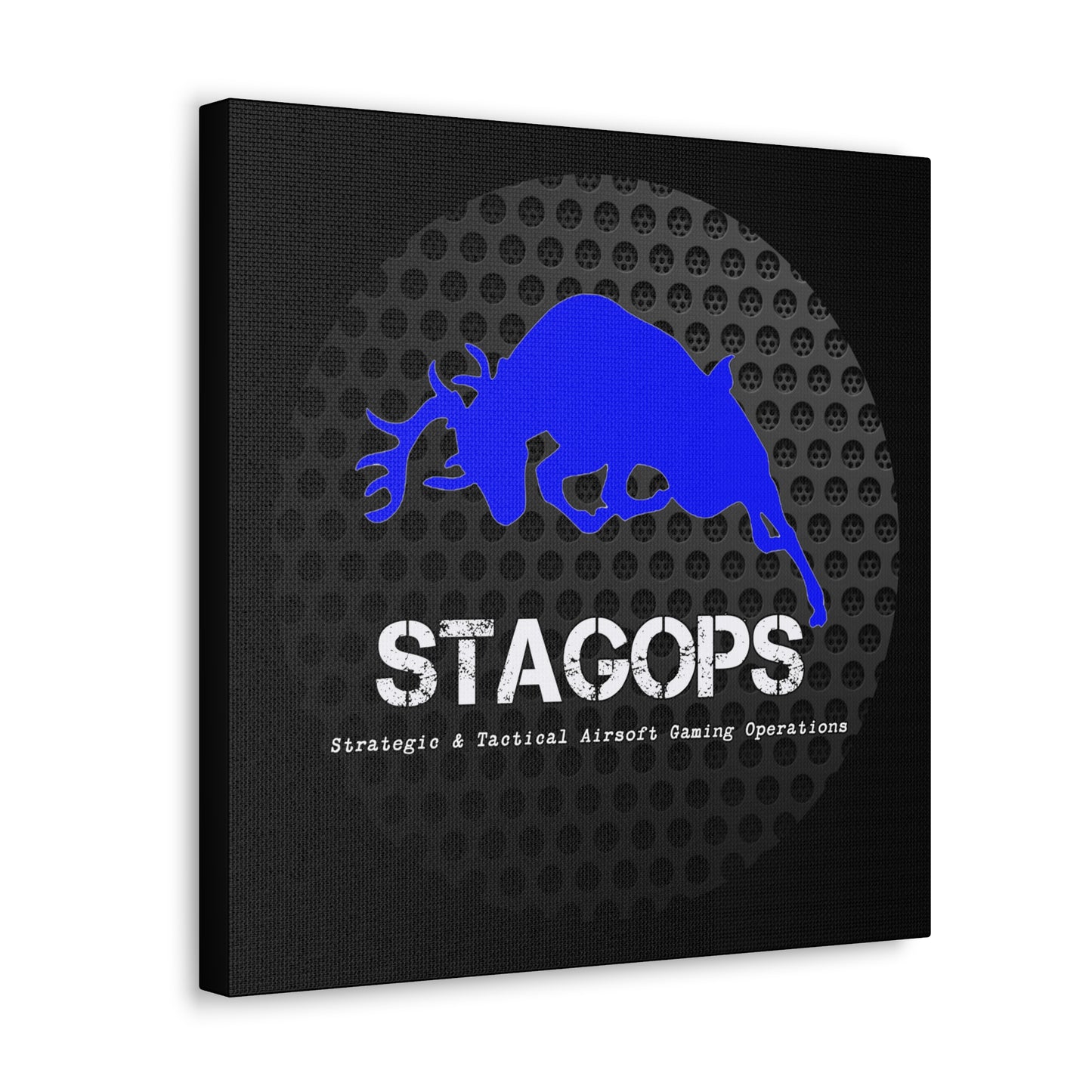 Original STAGOPS logo (2014 "grill") Canvas Gallery Wrap