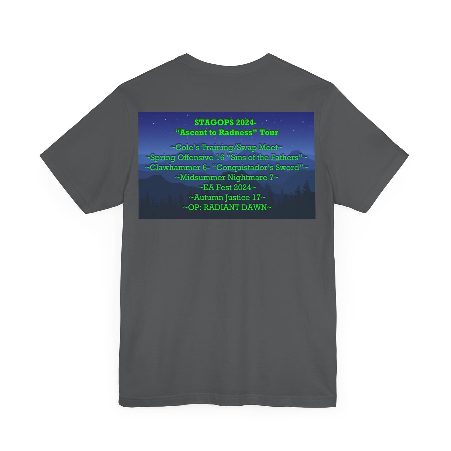 2024 Ascent to Radness Tour Tee