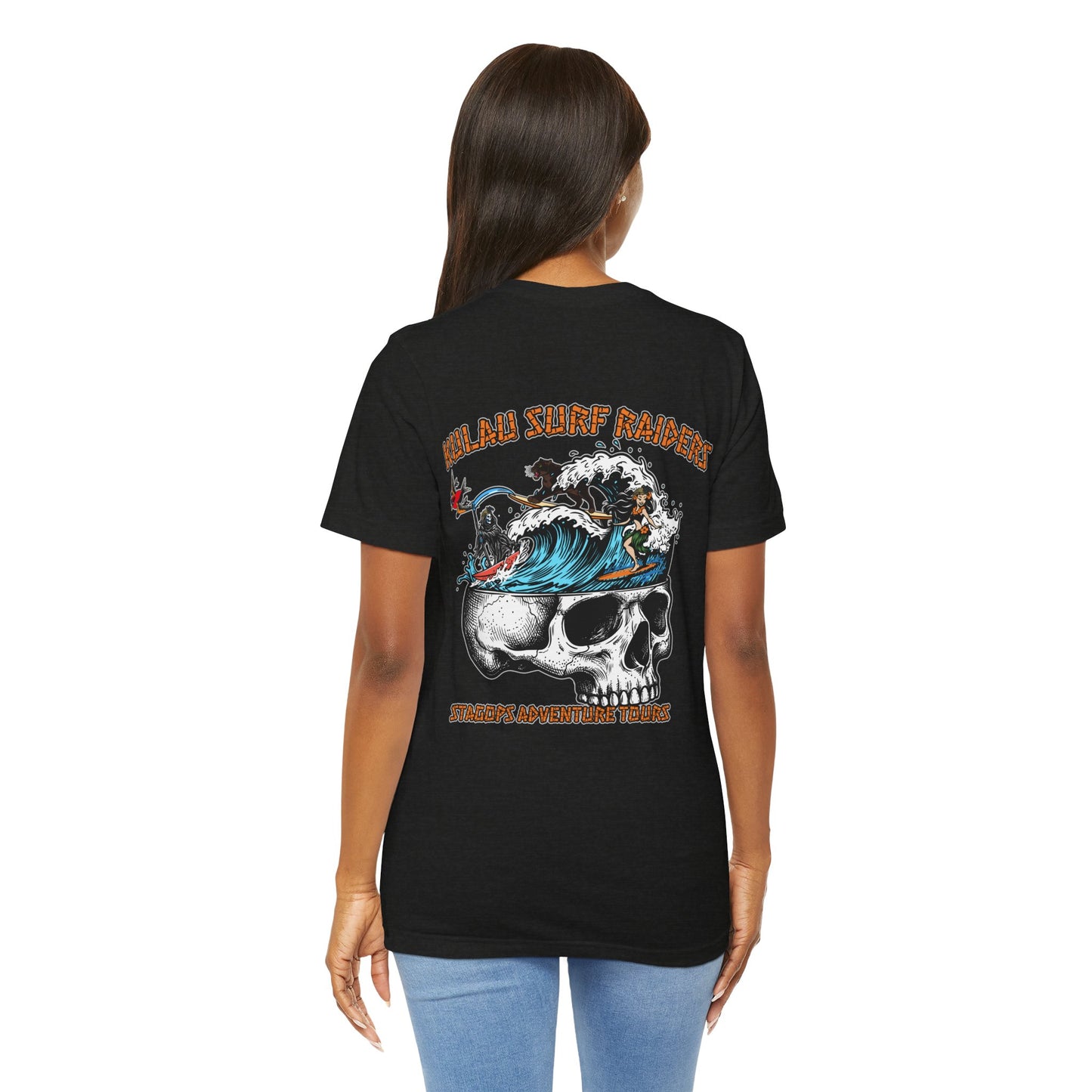 KULAU SURF DESIGNS double print (Front & Back) Tee EXCLUSIVE