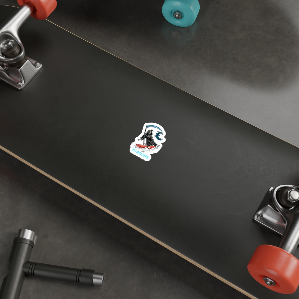 Kulau Surf Designs "SURF REAPER" Die-Cut Sticker EXCLUSIVE*