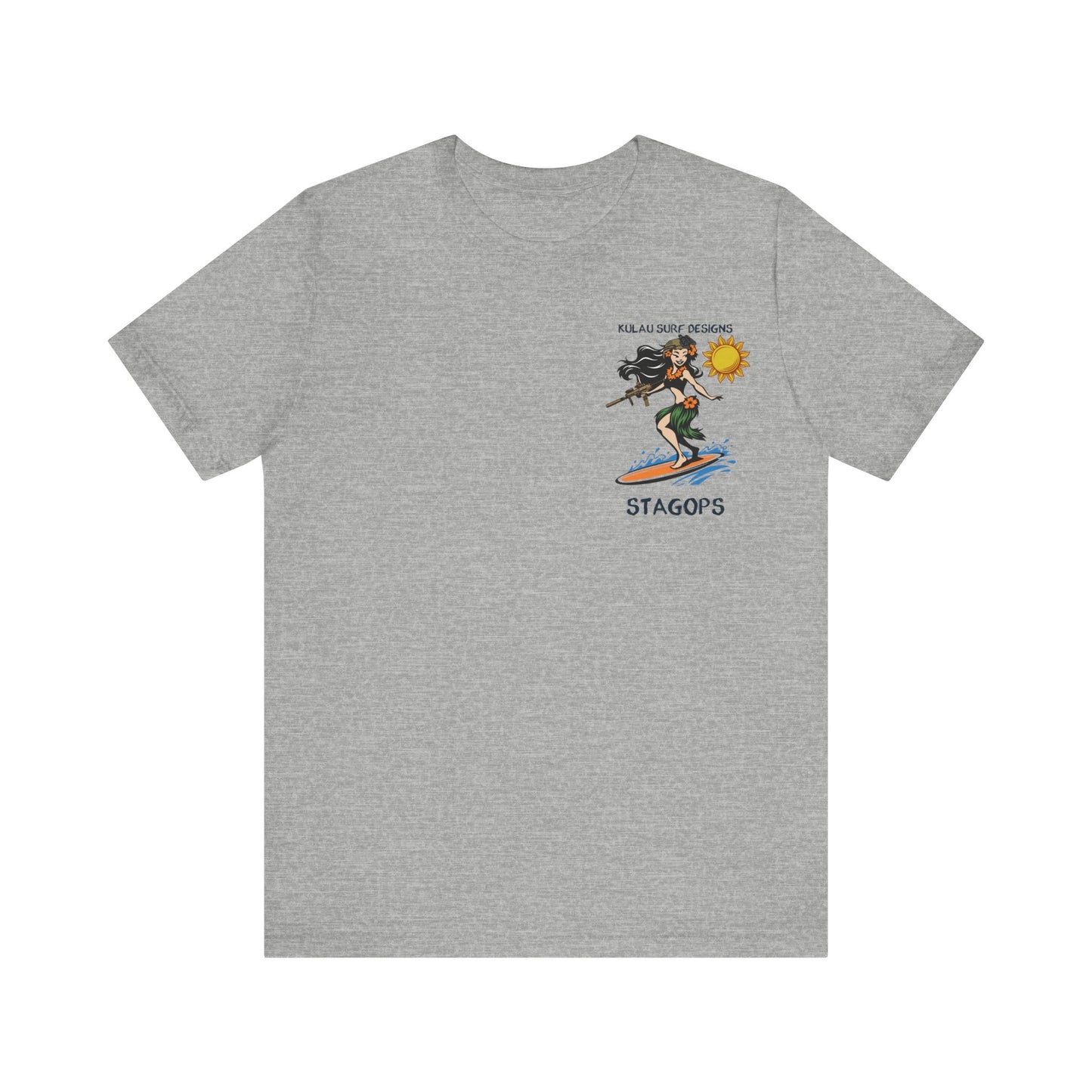KULAU SURF DESIGNS double print (Front & Back) Tee EXCLUSIVE