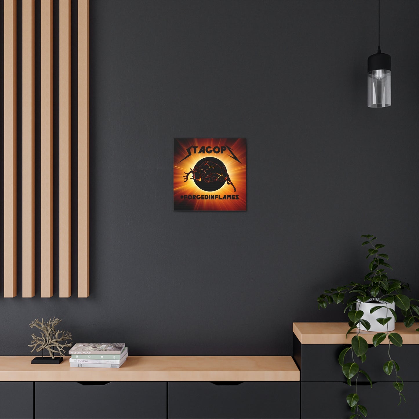 Forged in Flames Canvas Gallery Wrap