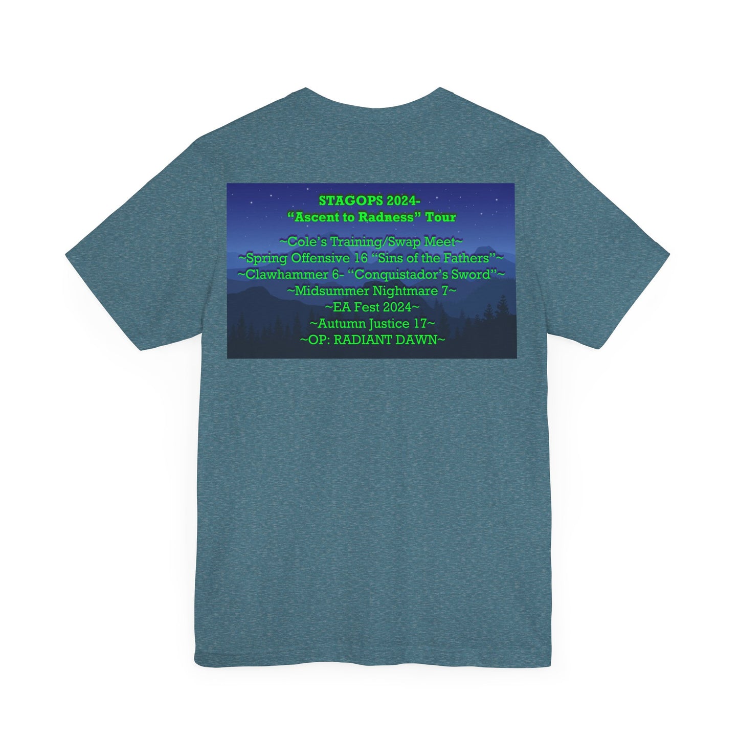 2024 Ascent to Radness Tour Tee (Double print)