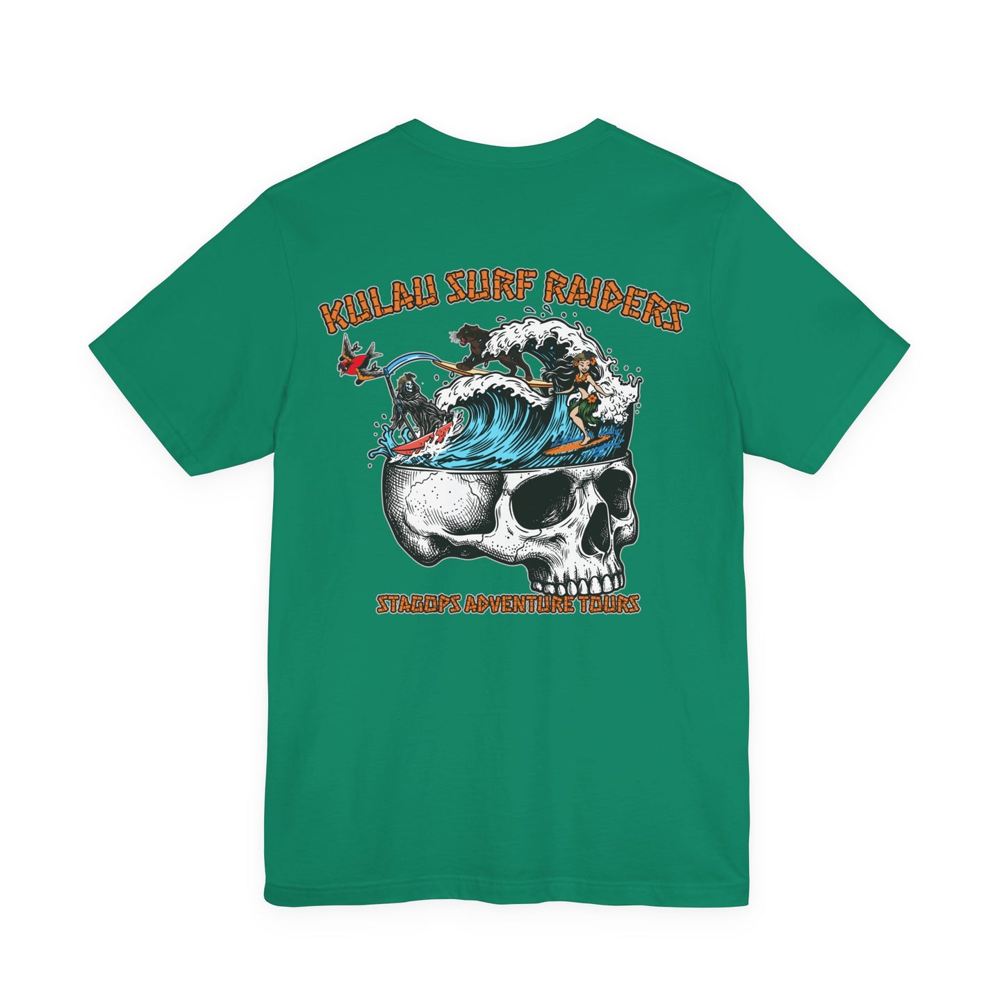 KULAU SURF DESIGNS double print (Front & Back) Tee EXCLUSIVE