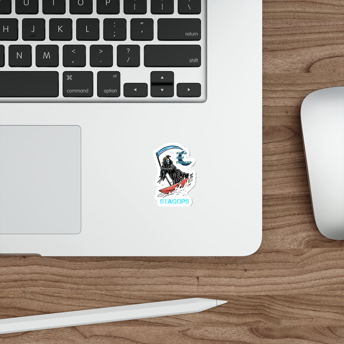 Kulau Surf Designs "SURF REAPER" Die-Cut Sticker EXCLUSIVE*