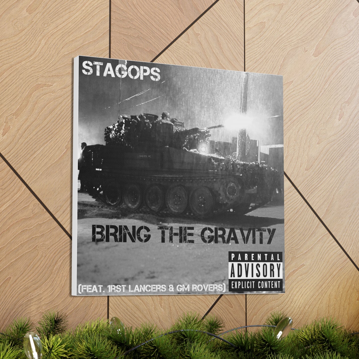 Album Cover- BRING THE GRAVITY Canvas Gallery Wrap