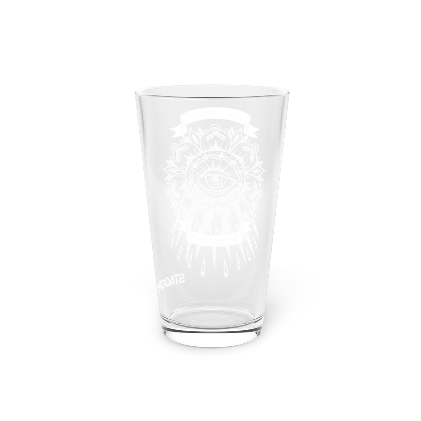 EXCLUSIVE ISA- ORACLE Pint Glass, 16oz