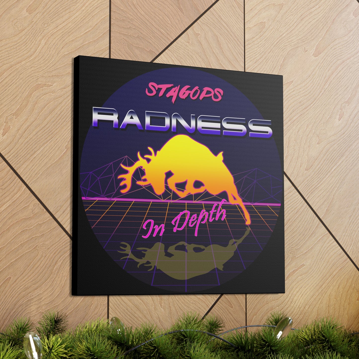 Radness in Depth Canvas Gallery Wrap