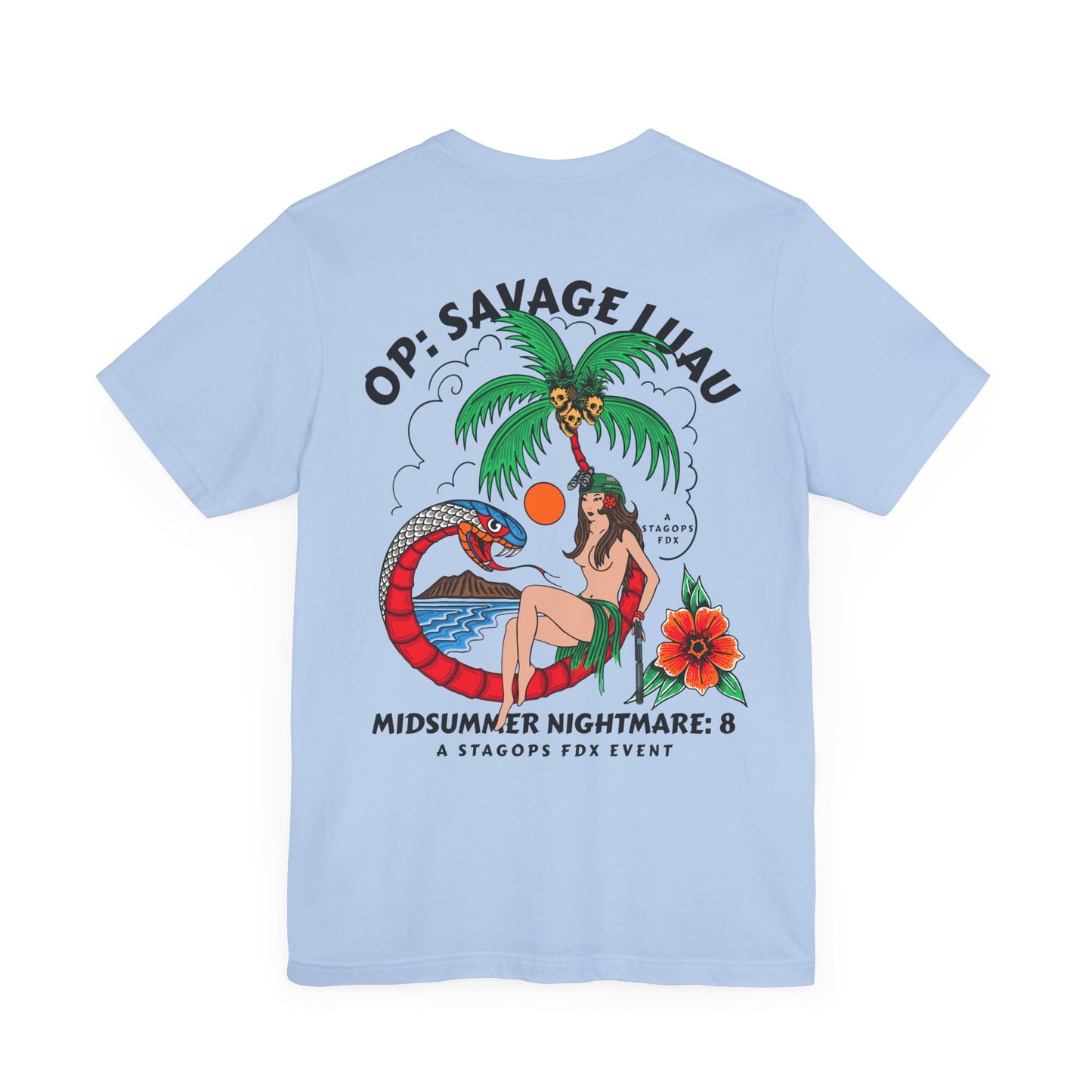 MidSummer Nightmare 8- double print (Front & Back) Tee