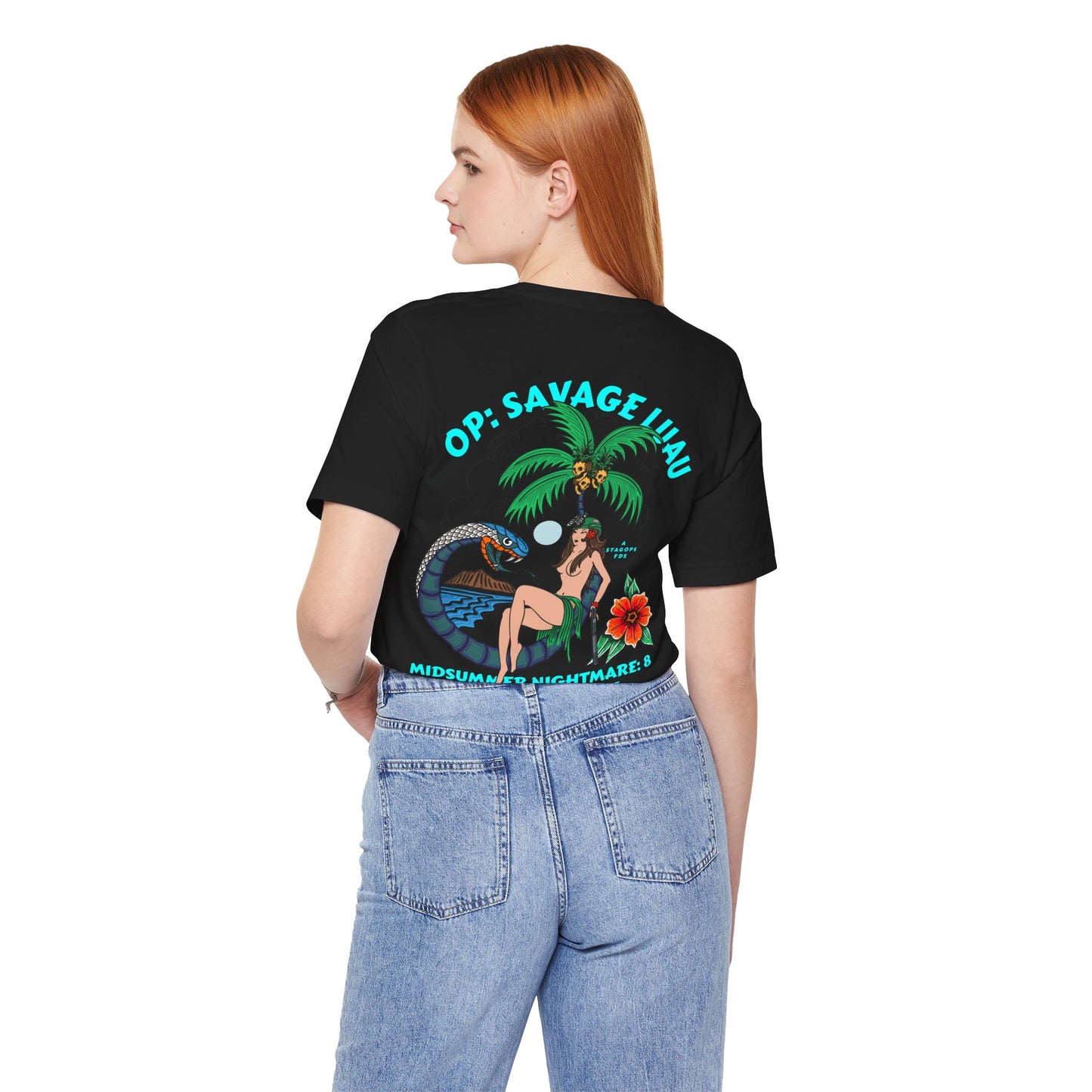 MidSummer Nightmare 8- double print (Front & Back) Tee