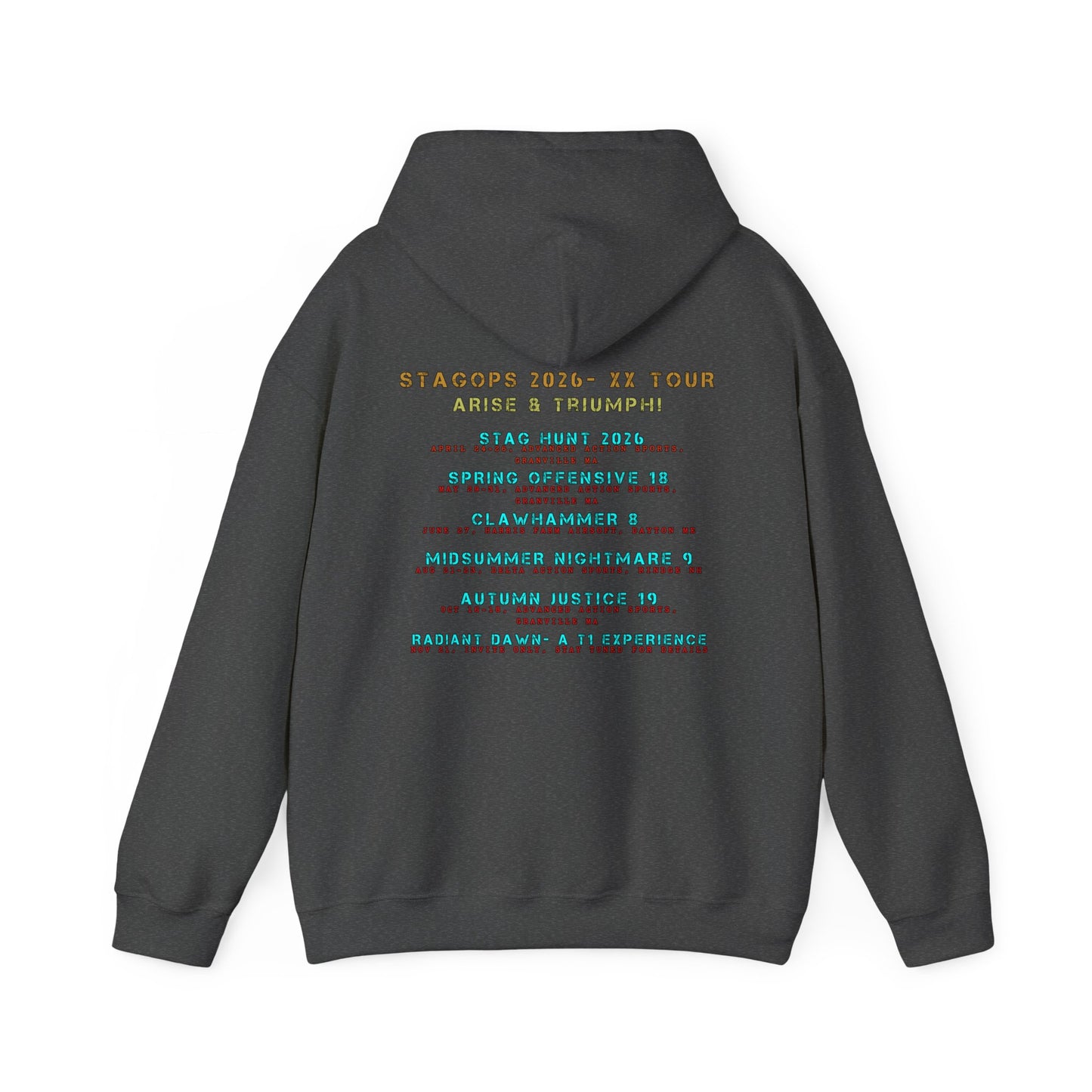 2026 XX Tour hoodie (Printed Front & Back)