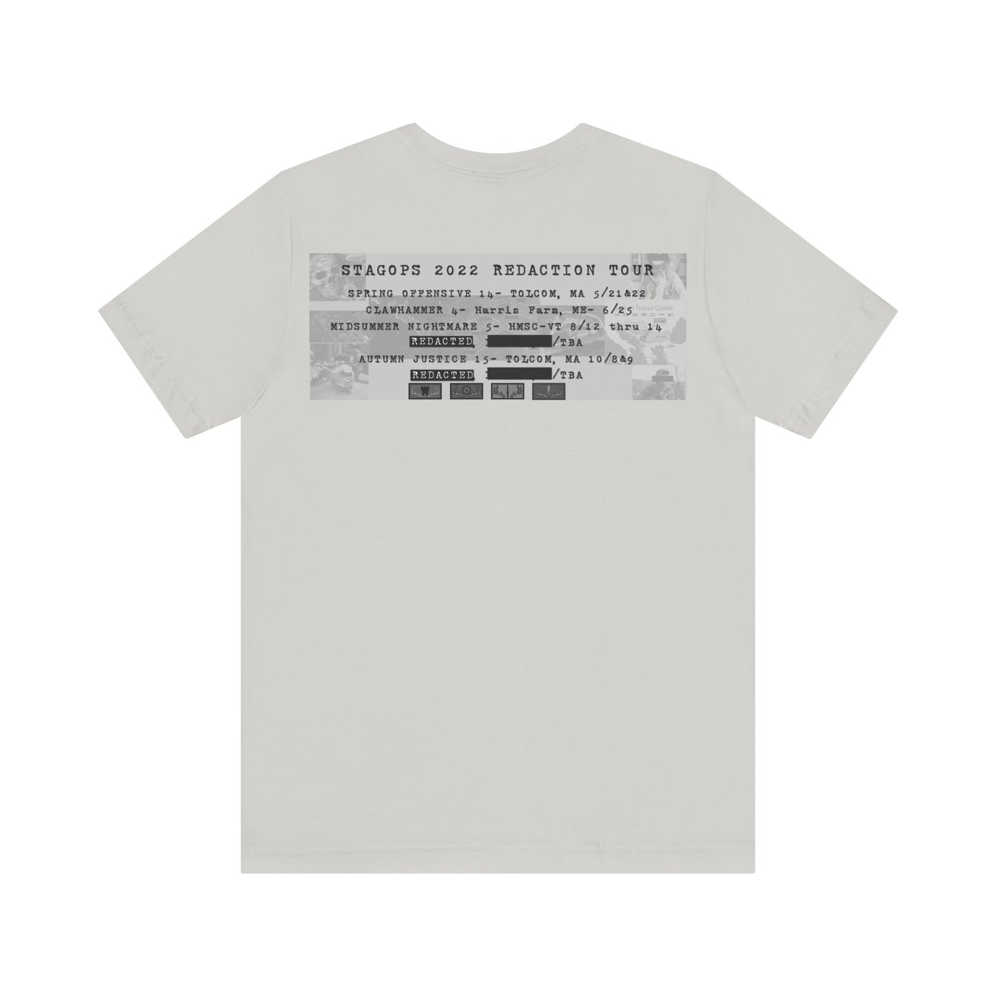 2022 REDACTED Tour Tee