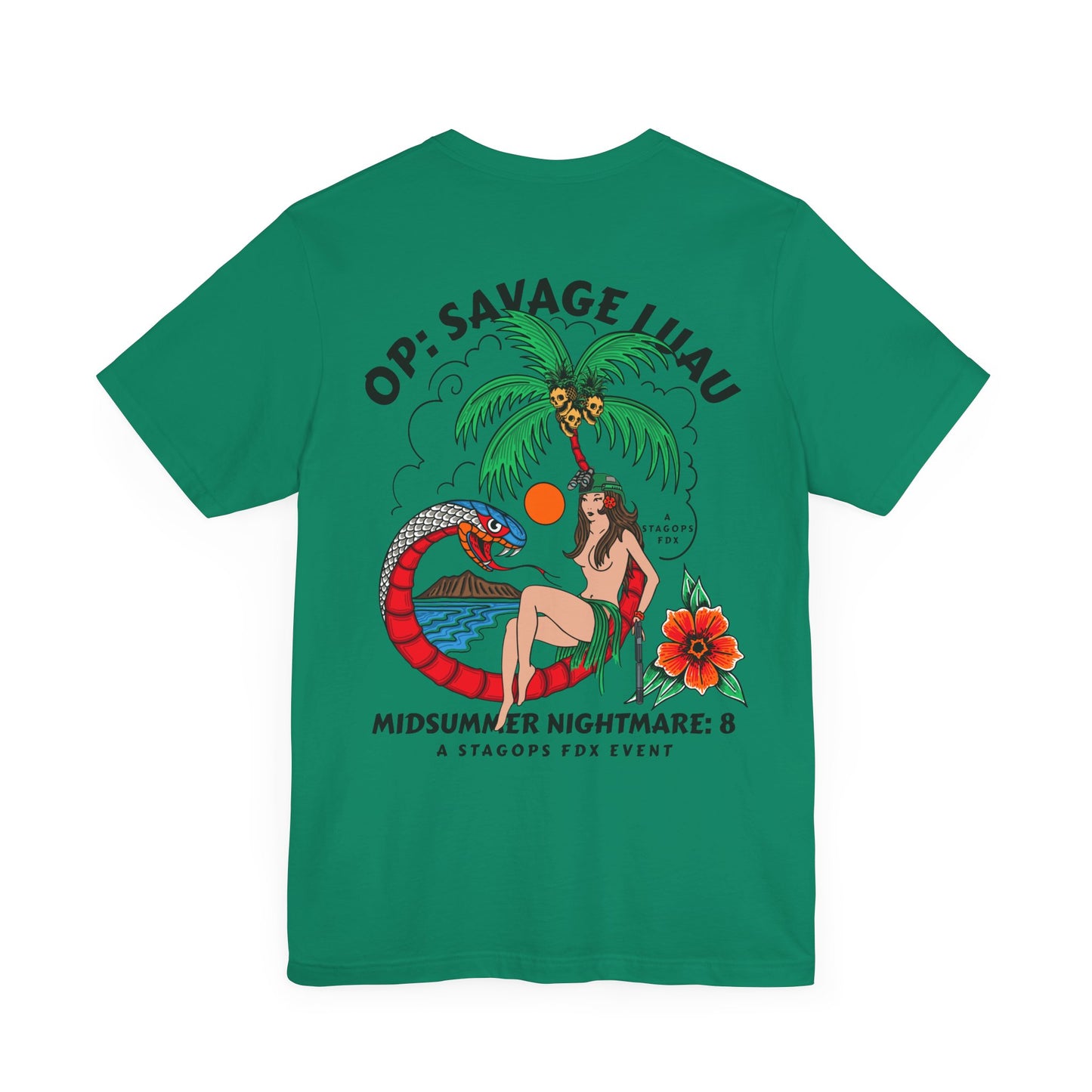 MidSummer Nightmare 8- double print (Front & Back) Tee