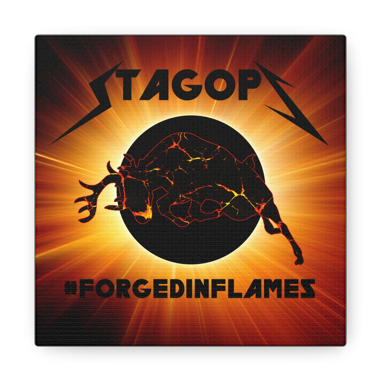 Forged in Flames Canvas Gallery Wrap