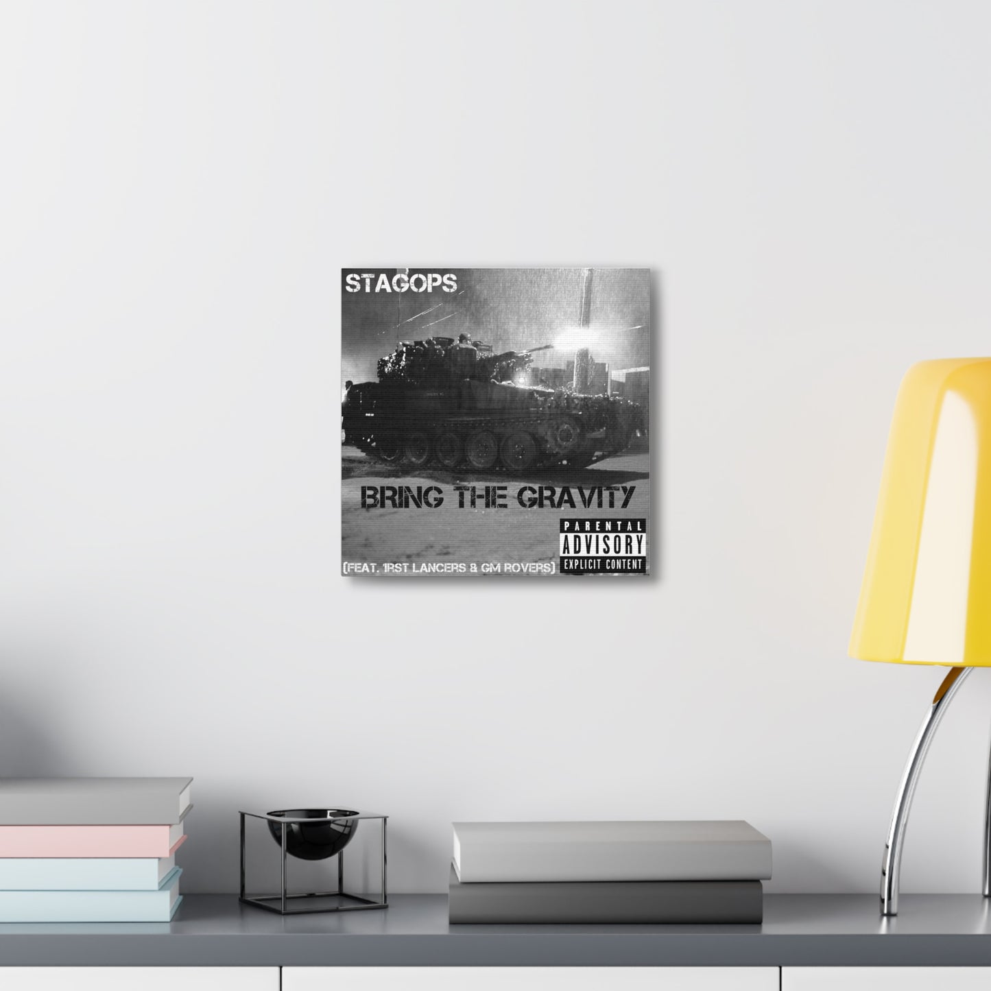 Album Cover- BRING THE GRAVITY Canvas Gallery Wrap