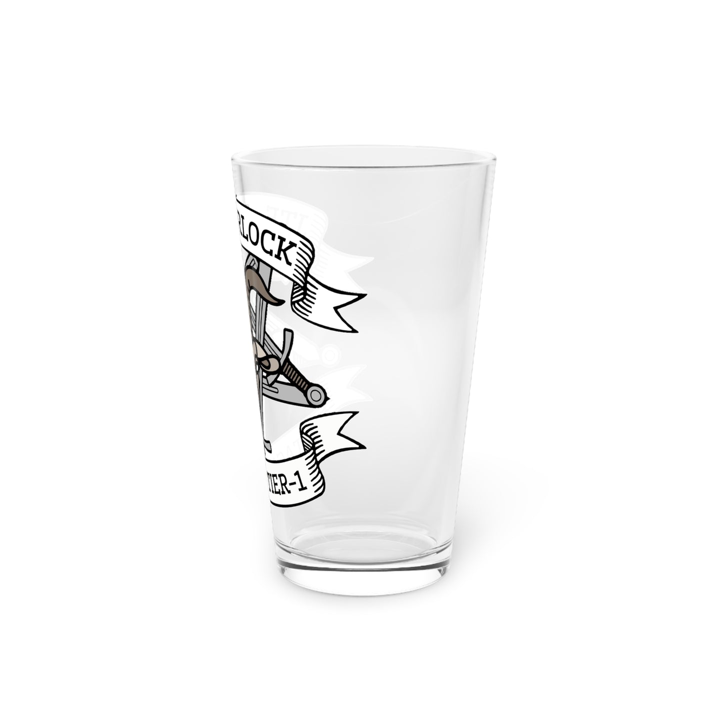 (EXCLUSIVE) JTF WARLOCK Pint Glass, 16oz