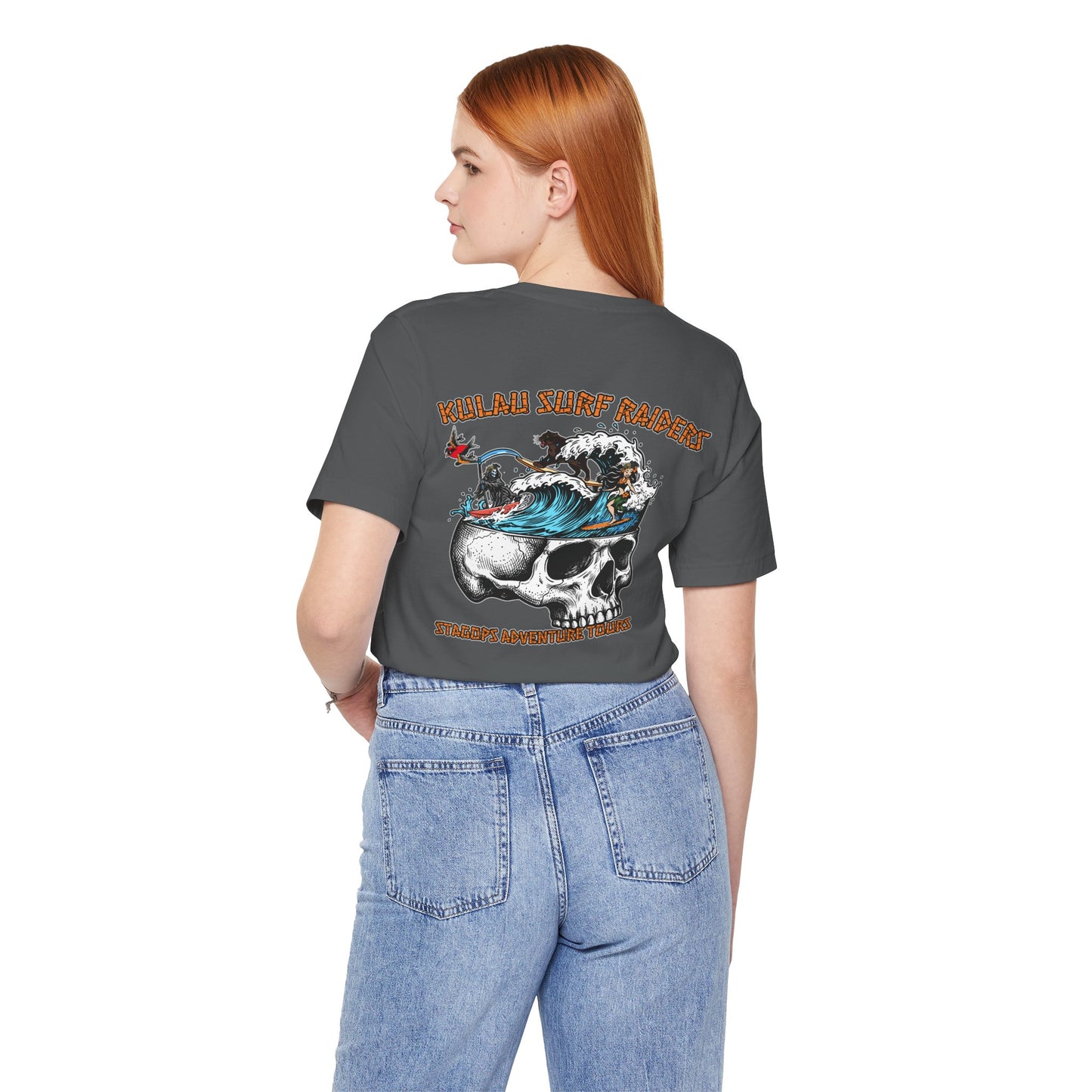 KULAU SURF DESIGNS double print (Front & Back) Tee EXCLUSIVE