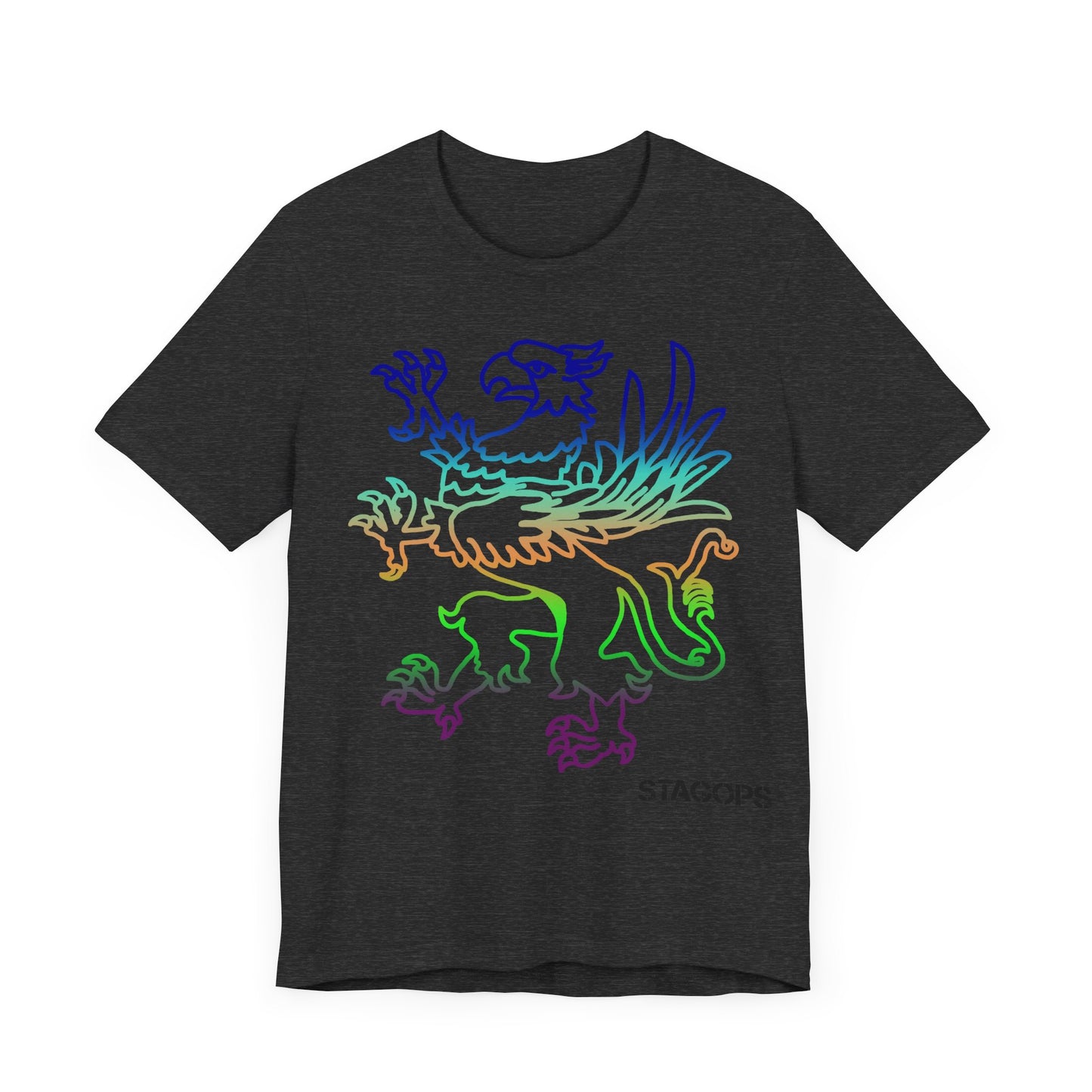 San Petheo Quetzlgriff Distressed line logo Tee