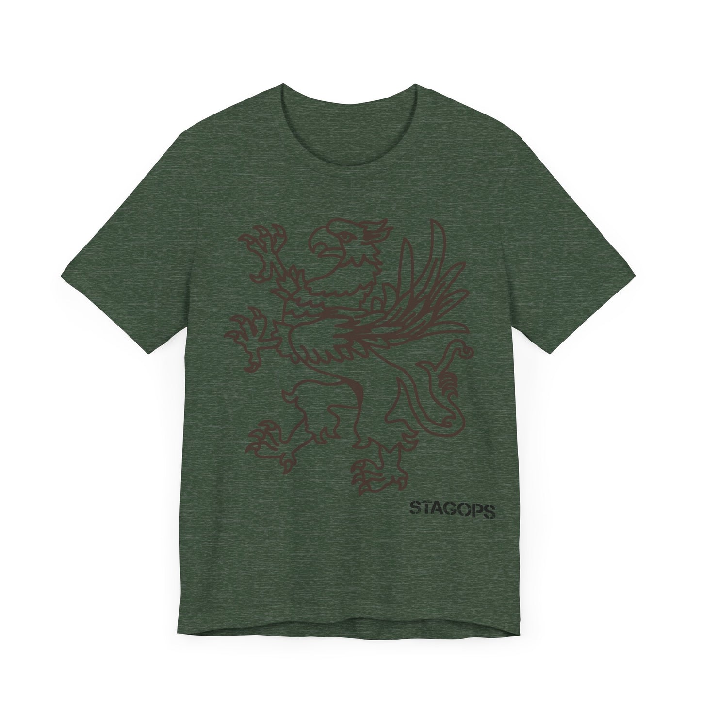 San Petheo Quetzlgriff Distressed line logo Tee