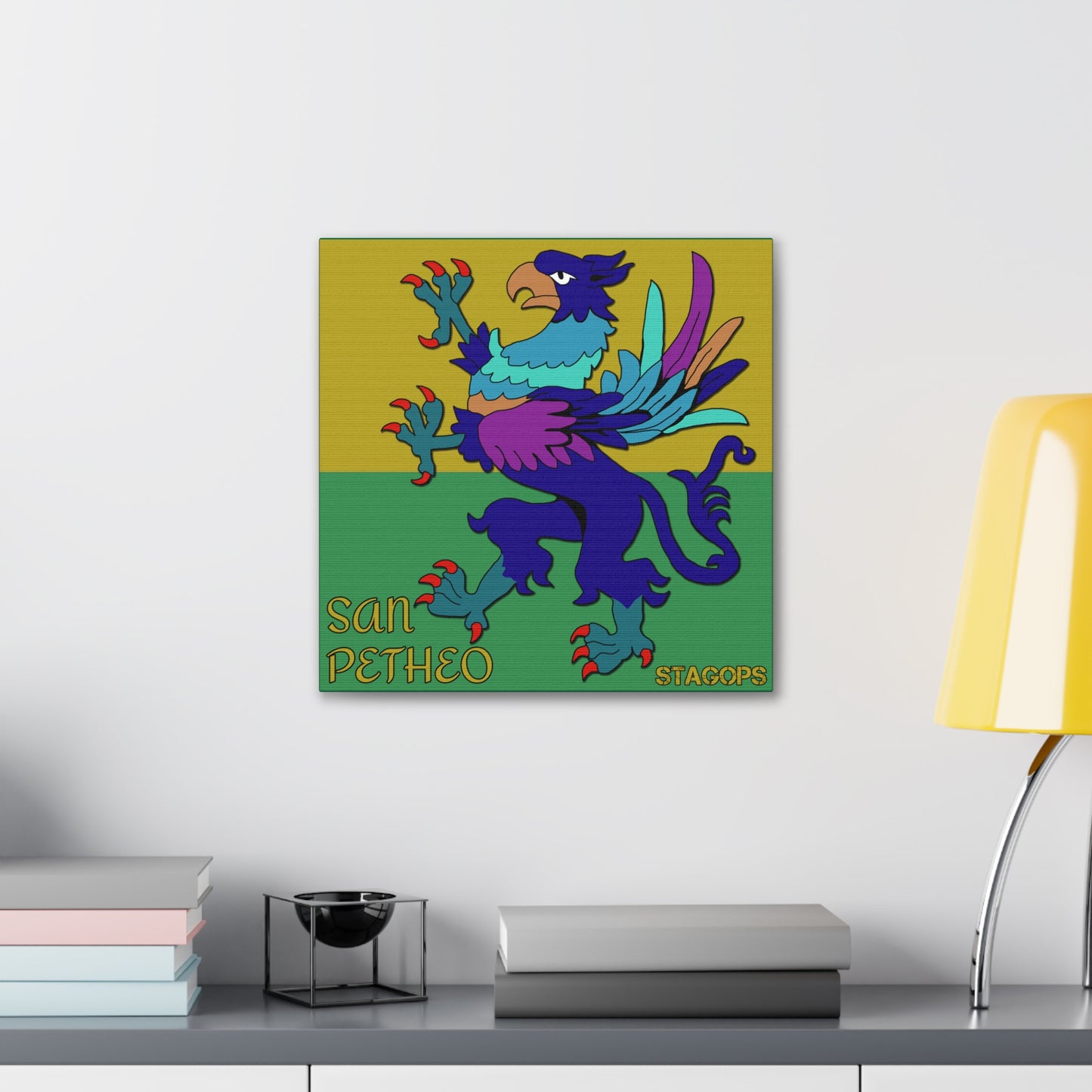 San Petheo "Quetzlgriff" Canvas Gallery Wrap