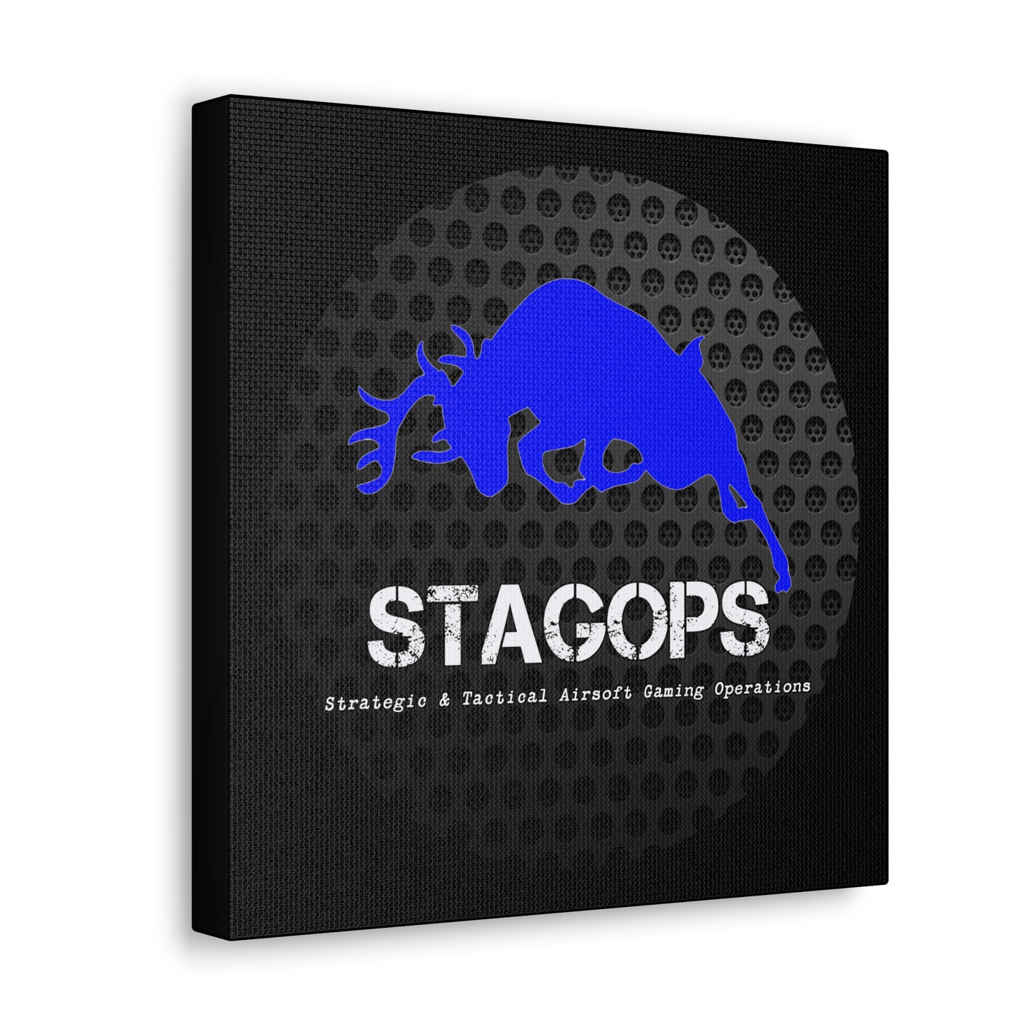 Original STAGOPS logo (2014 "grill") Canvas Gallery Wrap