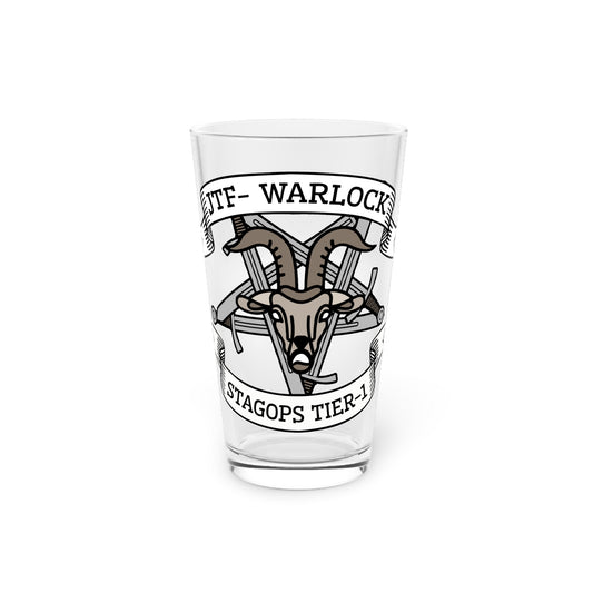 (EXCLUSIVE) JTF WARLOCK Pint Glass, 16oz