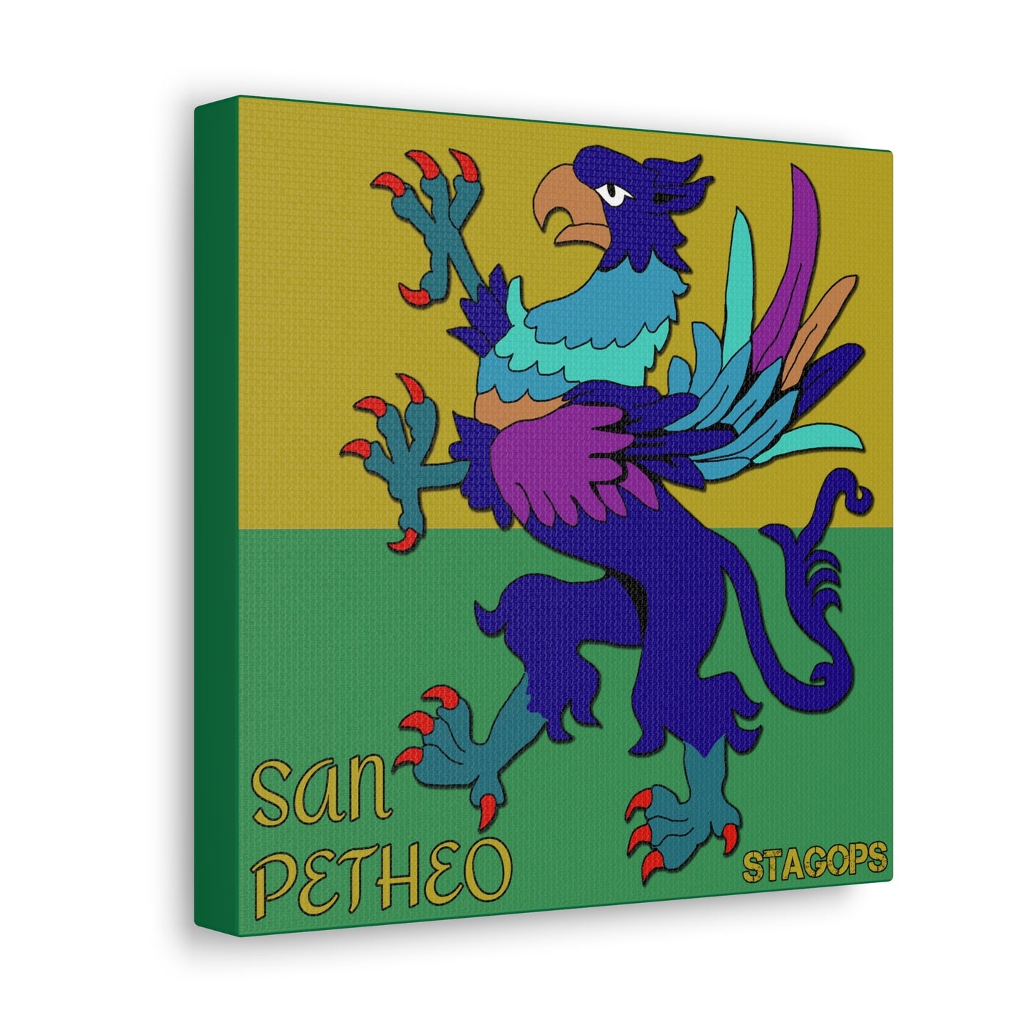 San Petheo "Quetzlgriff" Canvas Gallery Wrap