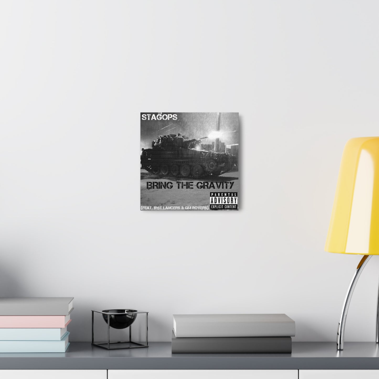 Album Cover- BRING THE GRAVITY Canvas Gallery Wrap