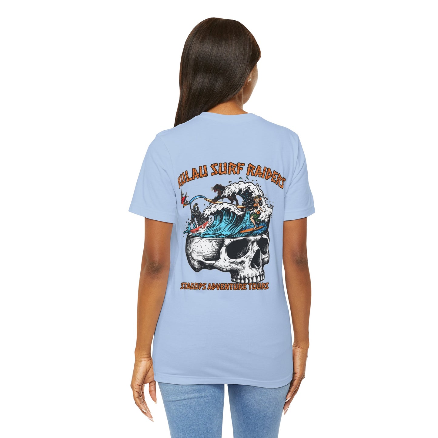 KULAU SURF DESIGNS double print (Front & Back) Tee EXCLUSIVE