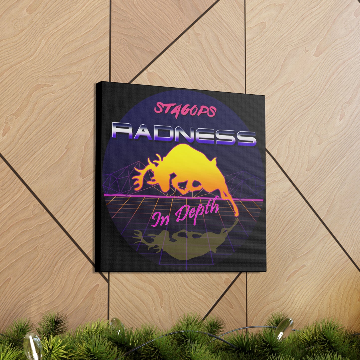 Radness in Depth Canvas Gallery Wrap