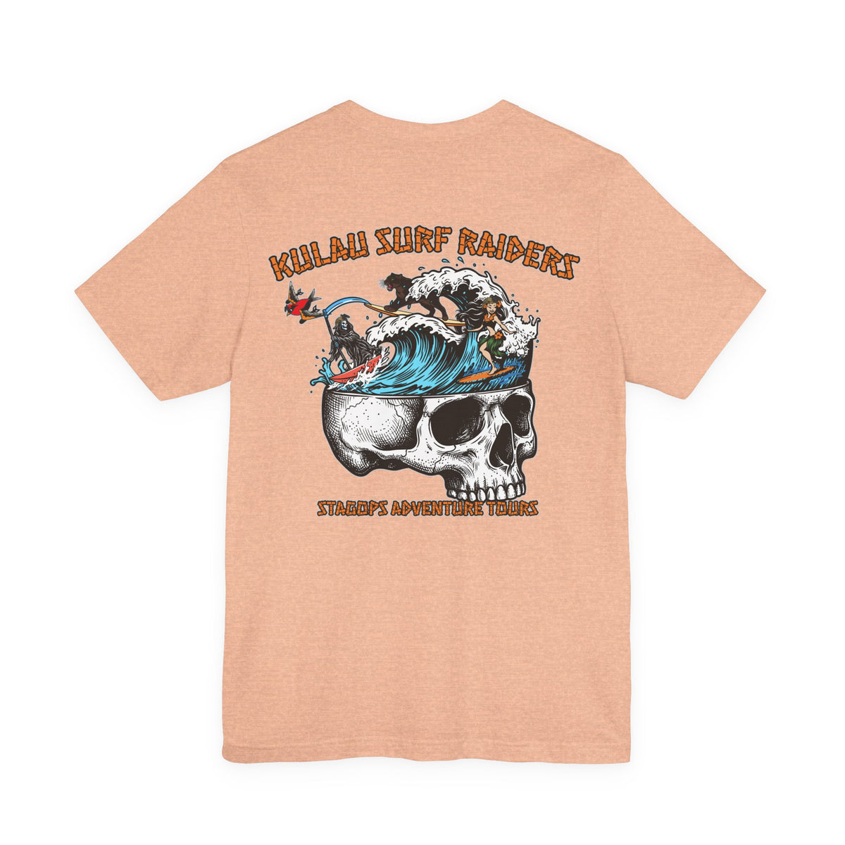 KULAU SURF DESIGNS double print (Front & Back) Tee EXCLUSIVE